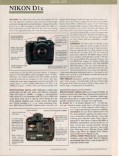 Nikon - Camera - Original Camera Magazine Report -2001