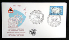 THEME EUROPA / CEPT : 1963 BELGIQUE - CONFERENCE EUROPEENNE DES MINIST TRANSPORT