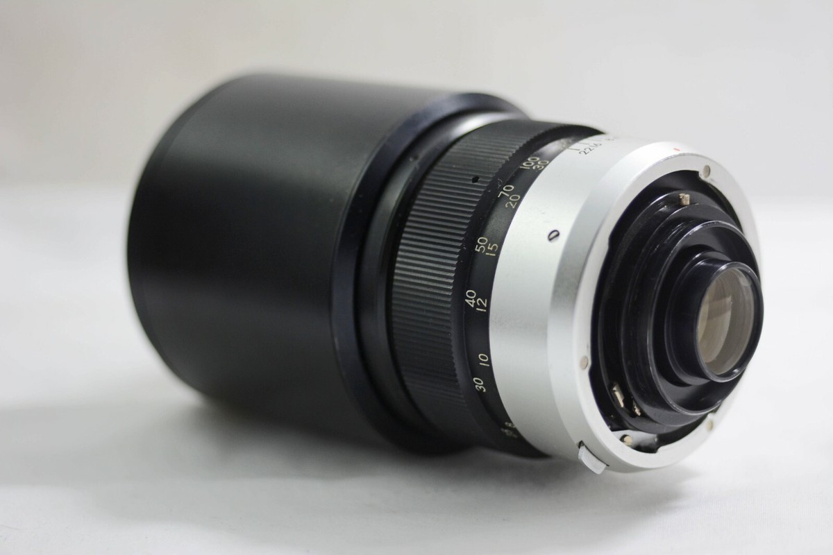 TOPCON 200MM F4 UV TOPCOR CAMERA LENS WITH NO.1 AND NO.2 FRONT