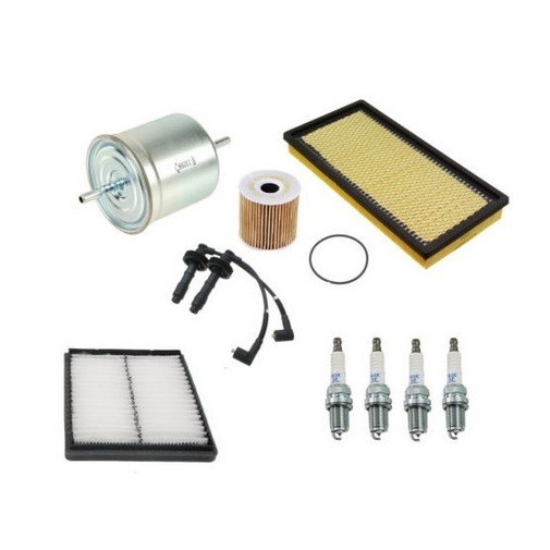 for VOLVO Tune up Kit Filters NGK Spark Plugs Wires Cabin V40 & S40 1.9