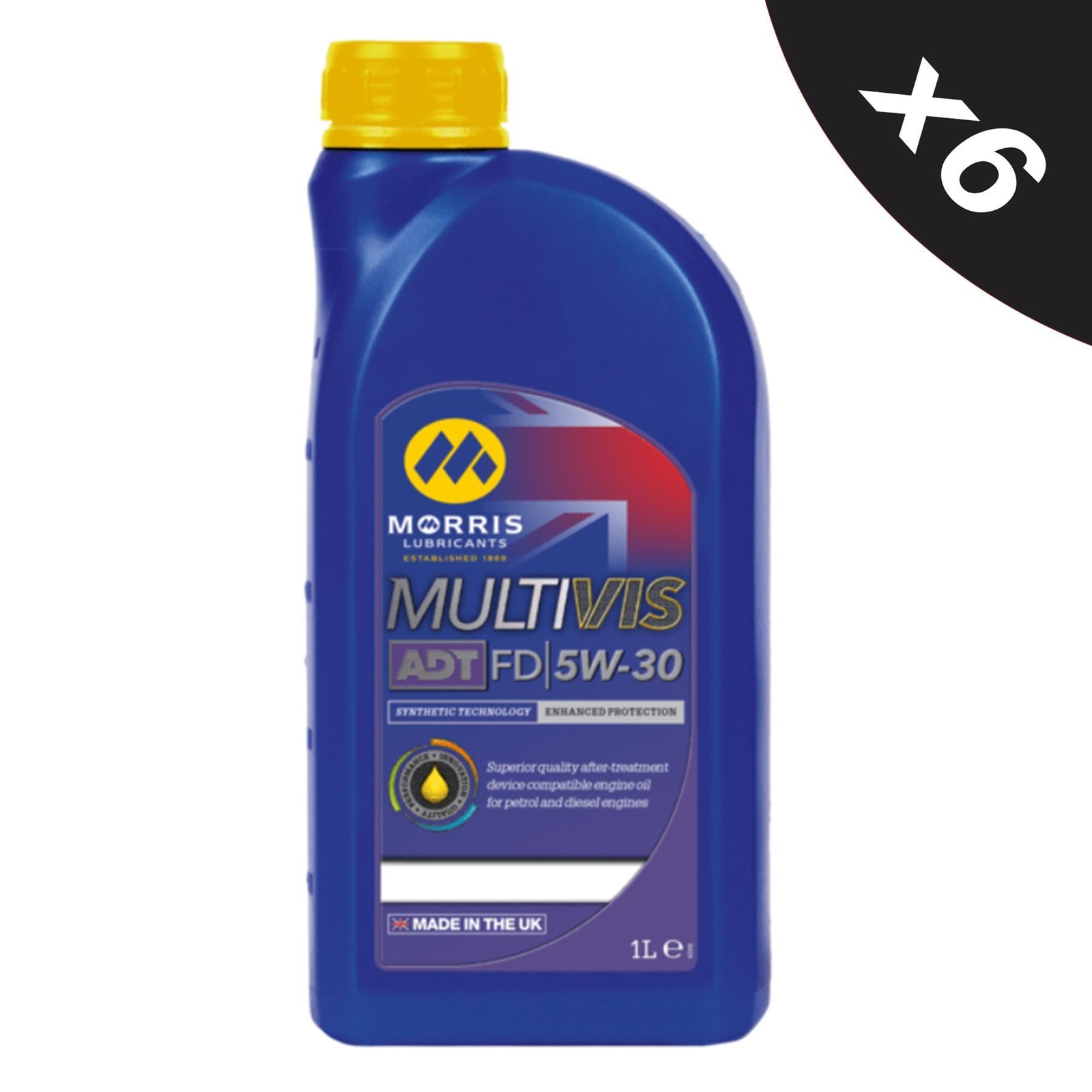 6x1L Morris 5w30 Fully Synthetic Engine Oil SL/CF ACEA A5/B5 Ford WSS-M2C913-D
