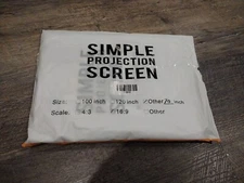 Simple Projector Projection Screen 16:9  70 inch Unopened in original package