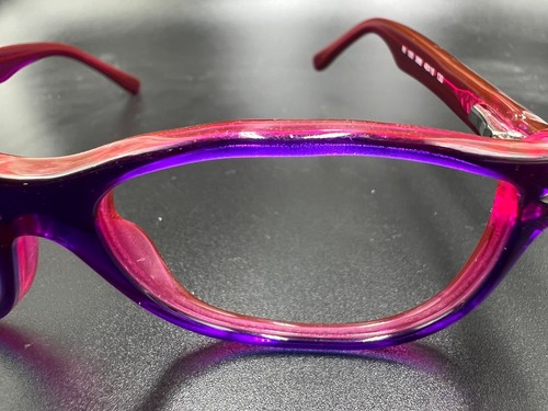 Girl Youth Ray-Ban Eyeglasses Kids RB 1555 Full Frame Square Plastic Pink Purple - Picture 6 of 10