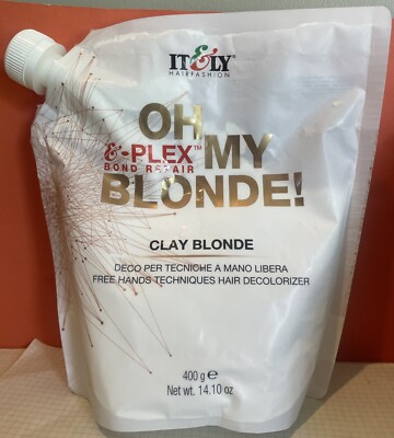 IT&LY Oh My Blonde CLAY LIGHTENER Bond Repair Bleaching Powder 14.10oz Itely