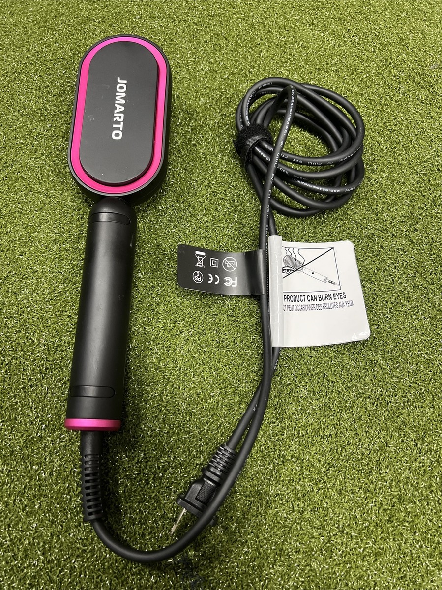 Hair Straightener Brush JOMARTO Portable Styling Comb Fast Heating