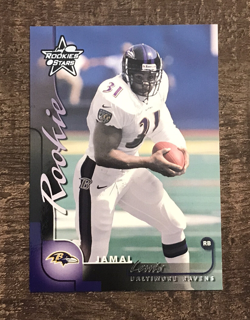 2000 Leaf Rookies & Stars Jamal Lewis #103 Rookie 0979/1000 Baltimore Ravens