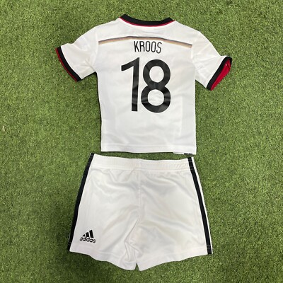 adidas Germany Home Mini Kit 2014 Legend Kroos #18- White | eBay