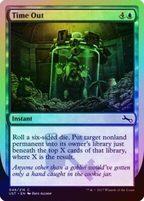 MTG - Time Out - 048/216 - Unstable - FOIL - New