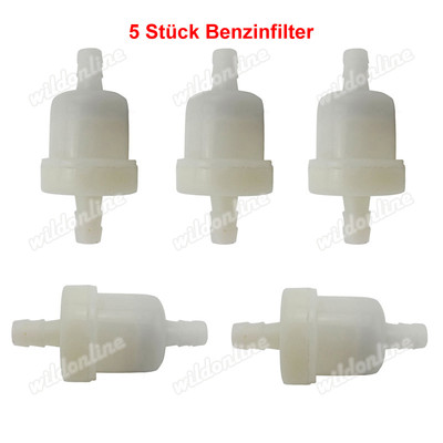 Kraftstofffilter 10 Mm Universal Kraftstofffilter Für ATV Quad & Dirt Pit Bike Inline Kraftstofffilter Gelb 60 Mikron