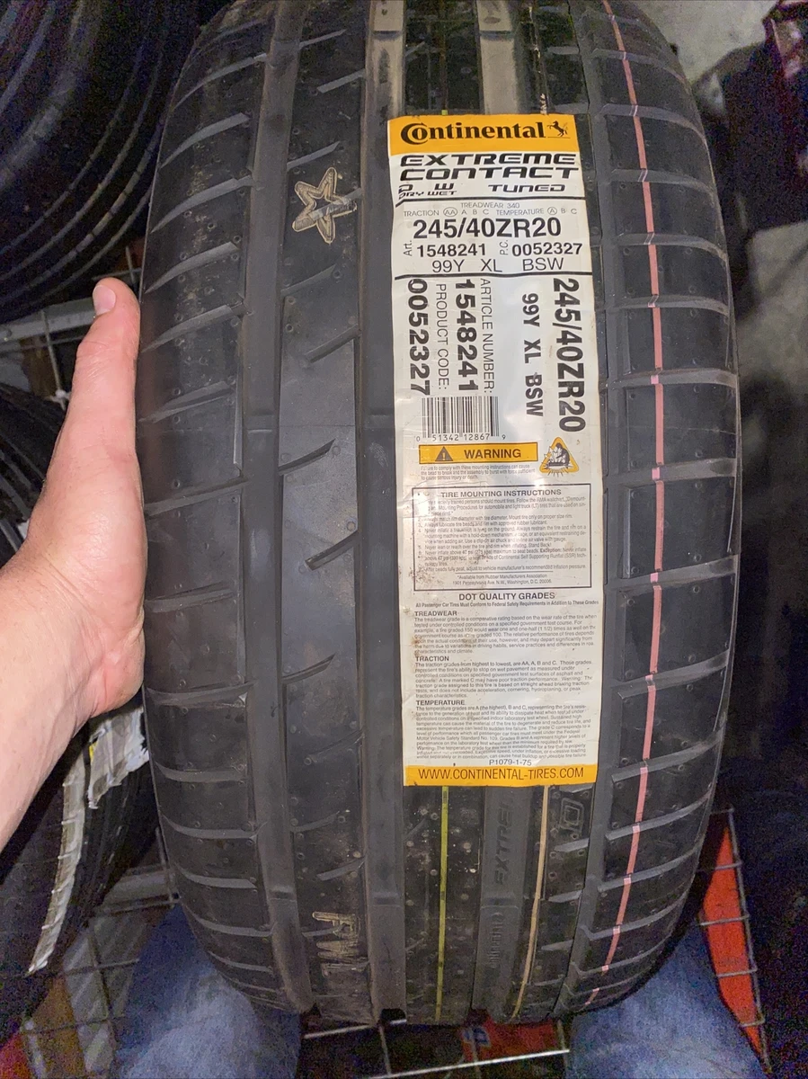 Continental Tires 245/40/20 Car & Truck Tires for sale | eBay