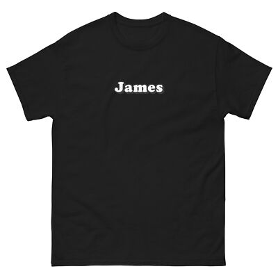James Birthday First Given Name T-Shirt
