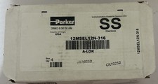 Parker 12MSEL12N-316 A-LOK 3/4" Male Elbow *Box of 4 Stainless Steel SS