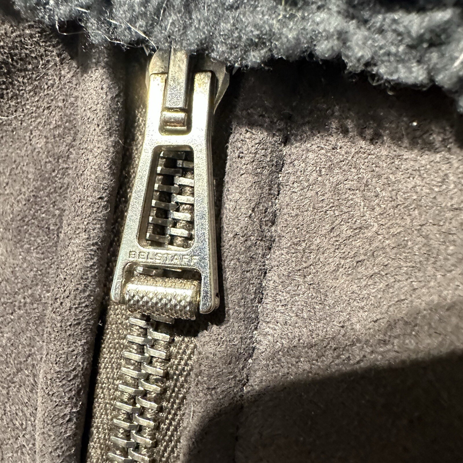 Belstaff Shearling Lightweight Moto Jacket Size U… - image 7