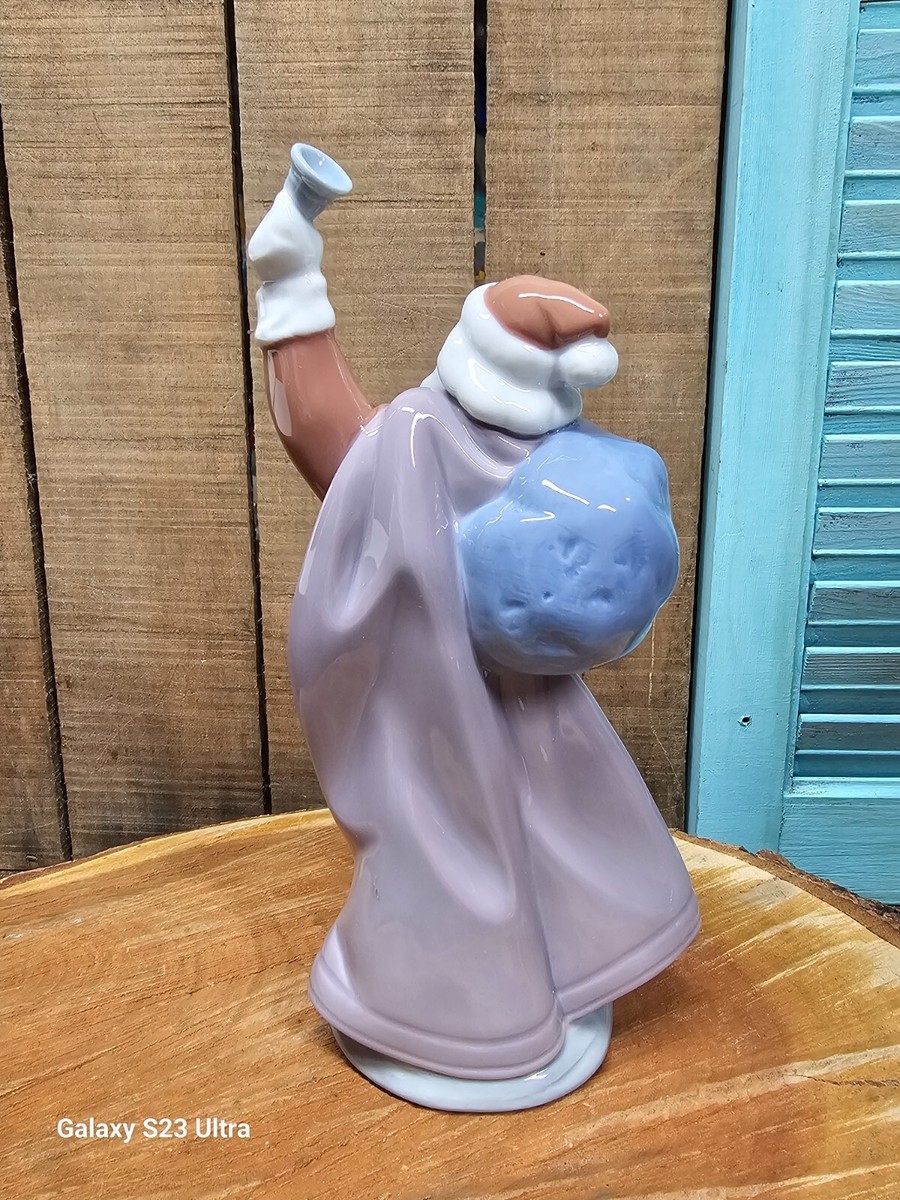 Lladro Jolly Santa 1998 Porcelain Figurine 6500G In Org Box COA | eBay