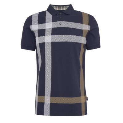 Barbour Blaine Polo Shirt Navy/Pine