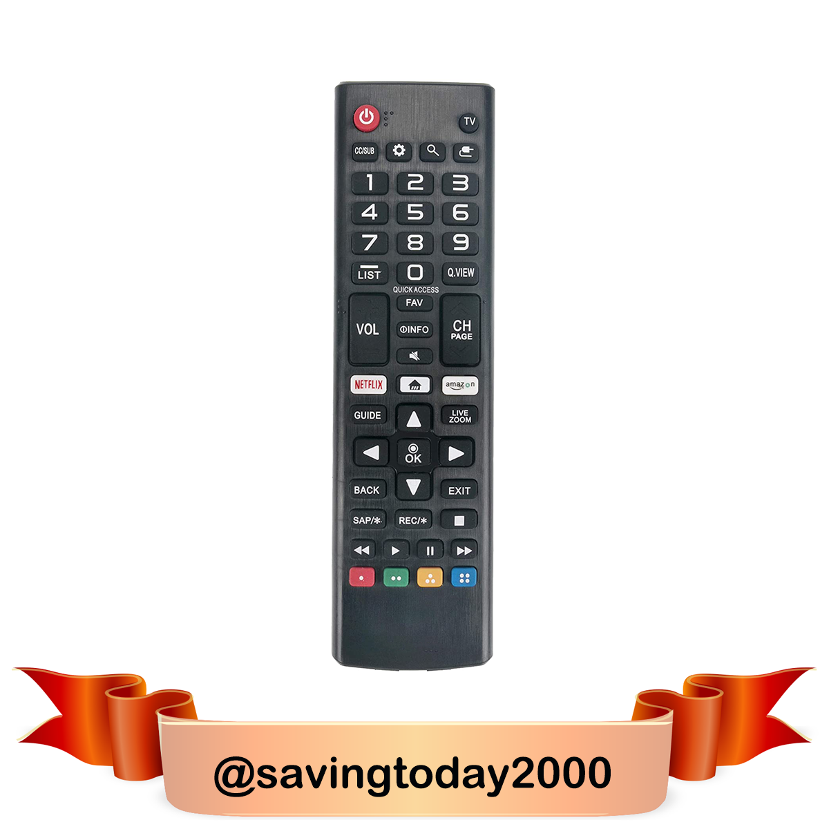 Universal REMOTE for LG TV 43UP7000PUA , 50UP7000PUA , AKB76037601, 55UP7000PU