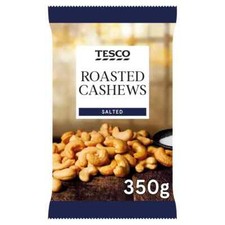 Tesco Roasted Salted Cashew Nuts 350g x 2