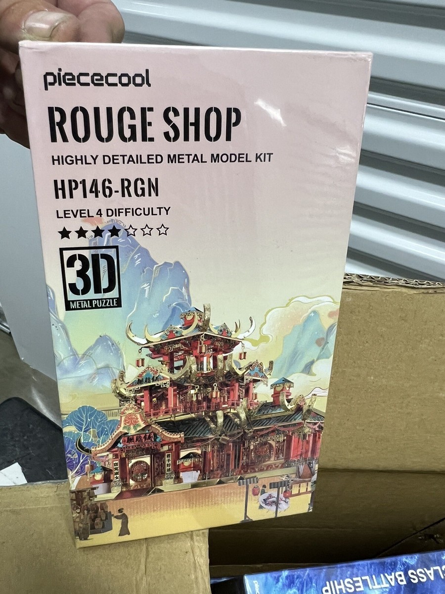 Piececool 3D Puzzles for Adults, The Rouge Shop Chinese