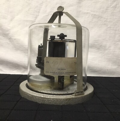 VINTAGE NaCl SODIUM CHLORIDE PRISM & VACUUM MOUNT INFRARED SPECTROMETER