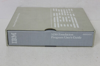 IBM 5250 EMULATION PROGRAM USER'S GUIDE WITH DISKETTE VERSION 1.2 6092651 