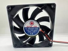 1PCS SDF8015M12S DC12V 0.18A 8CM 2-wire silent cooling fan