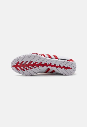 Zapatillas de cuero Adidas Adiracer Lo en blanco y rojo - Imagen 6 de 6