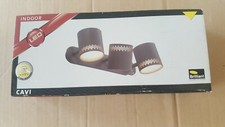 RÉGLETTE BRILLIANT CAVI 3 SPOTS LED 3000K  3X5W  1236 LUMENS