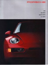 Nos 1992 Porsche Factory Color Sales Brochure 911 968 928 Gts Carrera Turbo 959