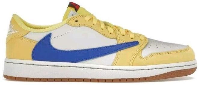 Size 16.5 Women/ 15 Men Travis Scott x Air Jordan 1 Retro OG SP Low Canary