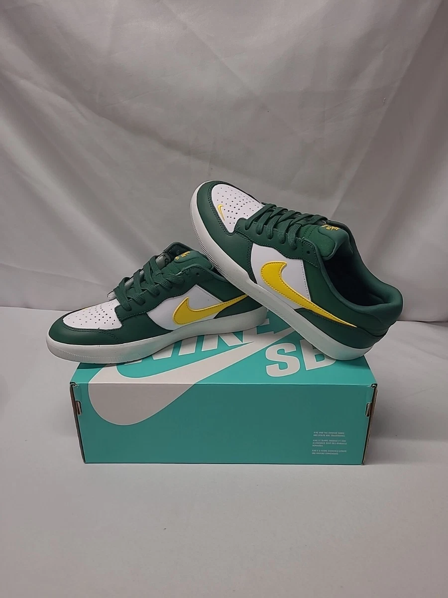 Size 9 - Nike Force 58 SB Premium Gorge Green Tour Yellow Men&#039;s Limited NEW | eBay