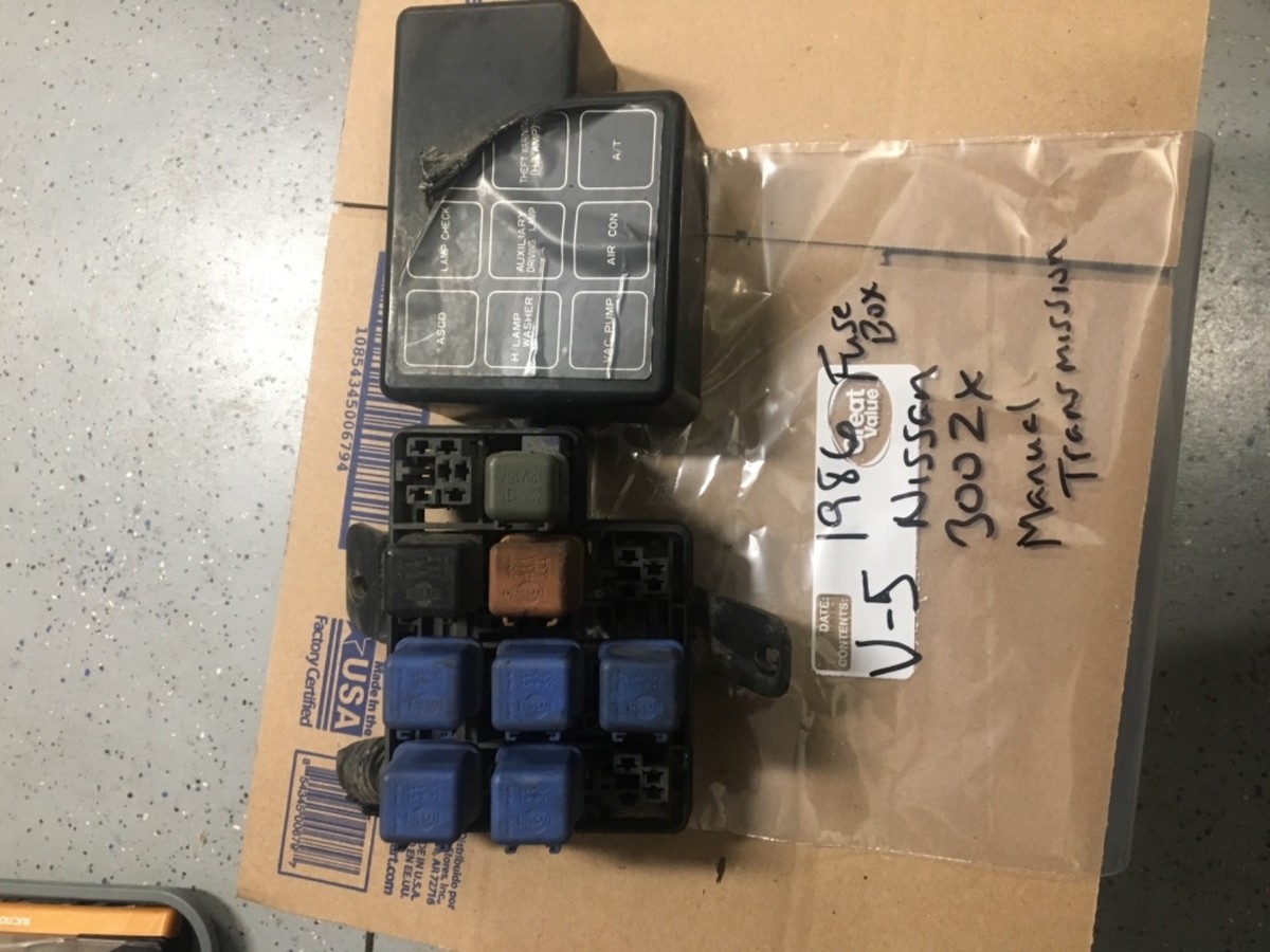 1986 NISSAN 300ZX FUSE BOX WIRE PANEL RELAY | eBay