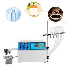 6 Heads Liquid Filling Machine 5-5000ml Automatic Digital Control Bottle Filler