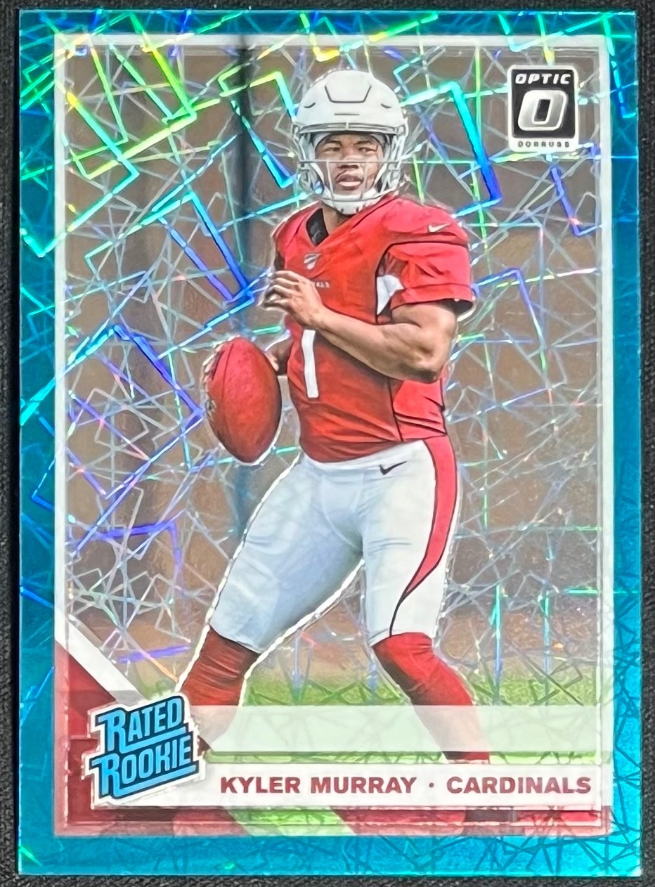 2019 DONRUSS OPTIC KYLER MURRAY TEAL VELOCITY LAZER RATED ROOKIE #152