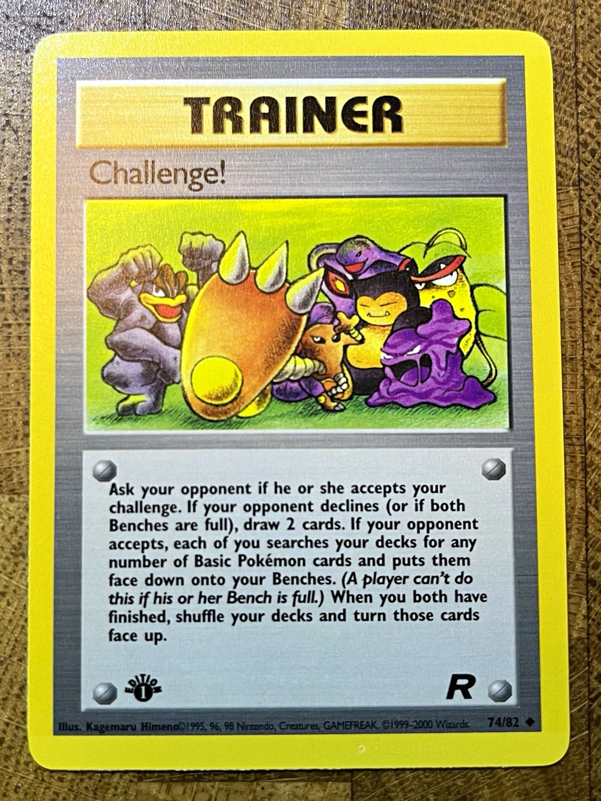 Team Rocket Challenge! 74/82 Uncommon 1st Edition English 1999