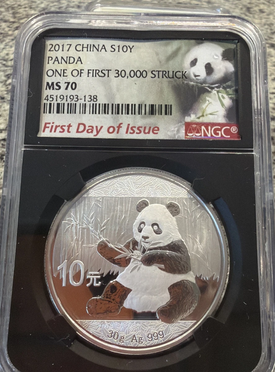 Chinese Panda MS 70 Graded 2017 Silver Bullion Coins for sale | eBay