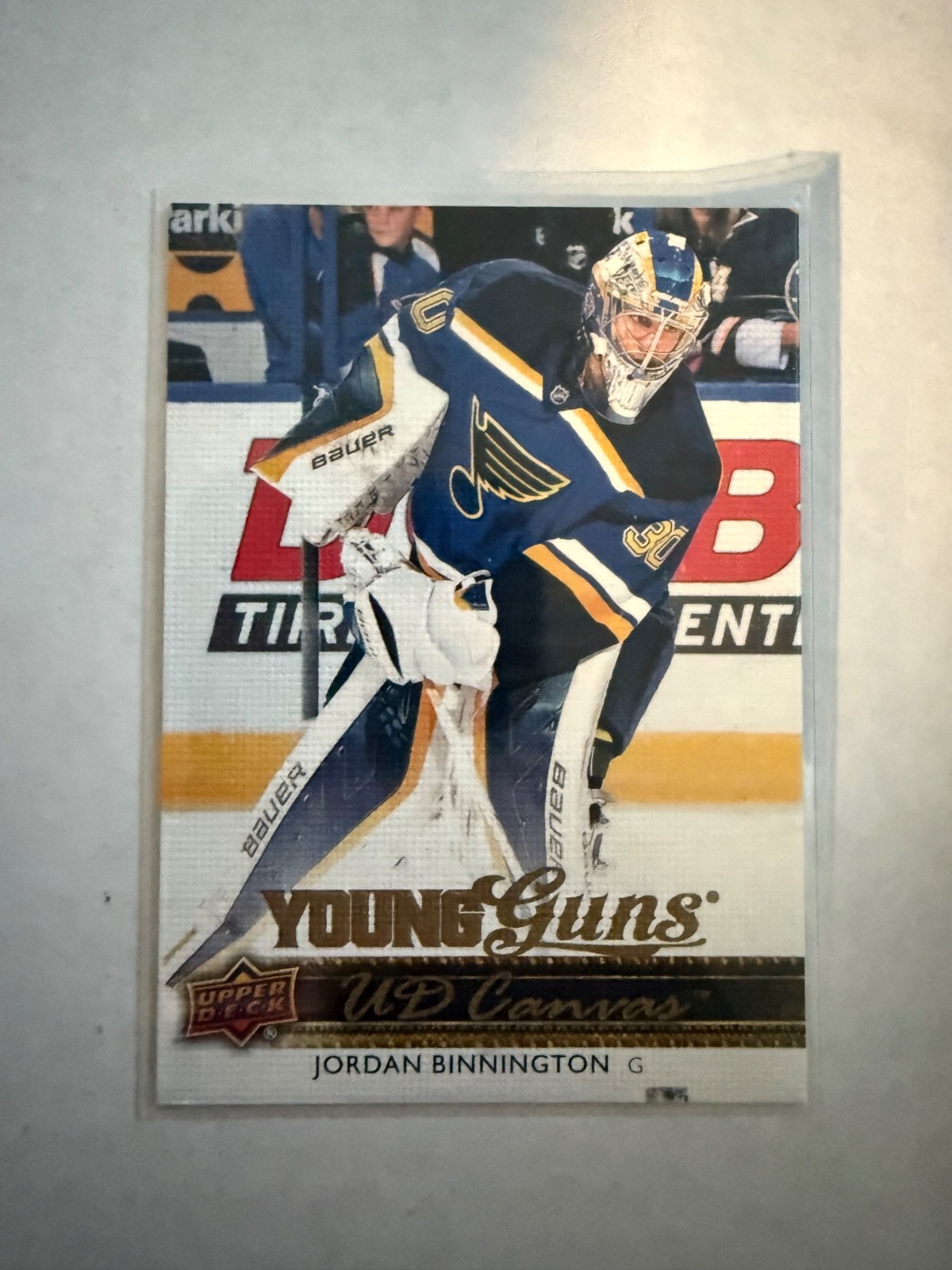 2014-15 Upper Deck - Ud Canvas Young Guns Jordan Binnington #C230 (RC)