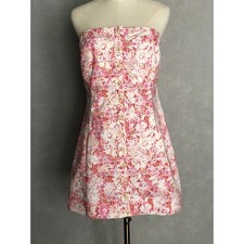 Free People Tomas Mini Dress Sleeveless Floral Confetti Combo Women's Large NEW