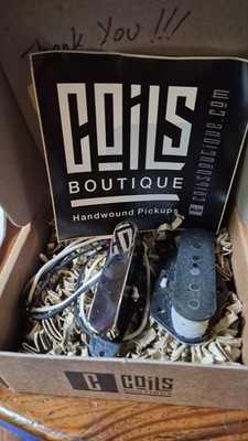 Coils Boutique Wolf Bite Set Handwound Telecaster Guitar Pickups - Cloth...