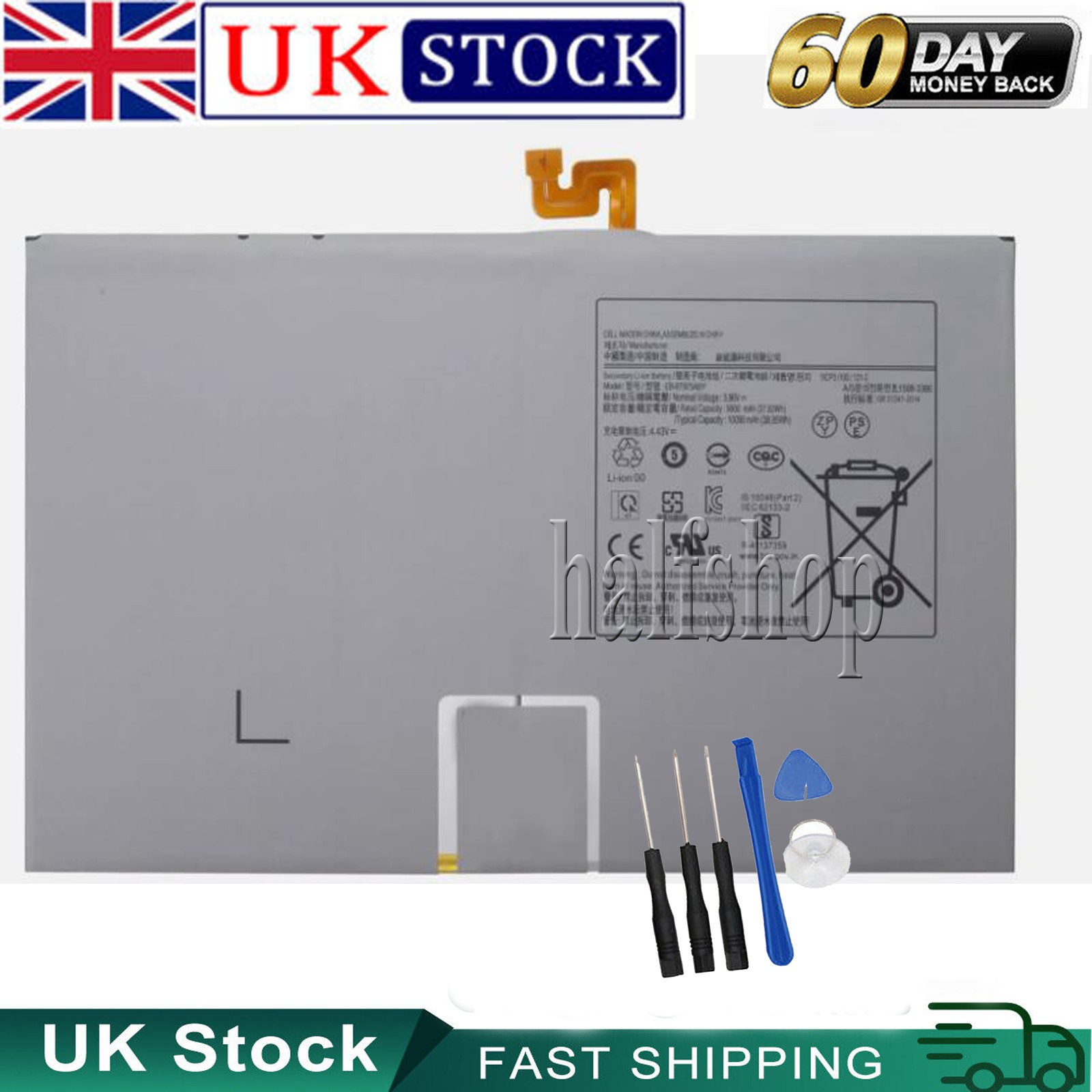 EB-BT975ABY Battery For Samsung Galaxy Tab S7 FE  12.4"" S7 Plus 12.4"" S7+