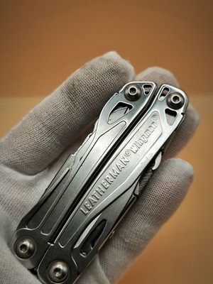 Leatherman Wingman Multitool 14 Tools Edelstahl   Guter Zustand
