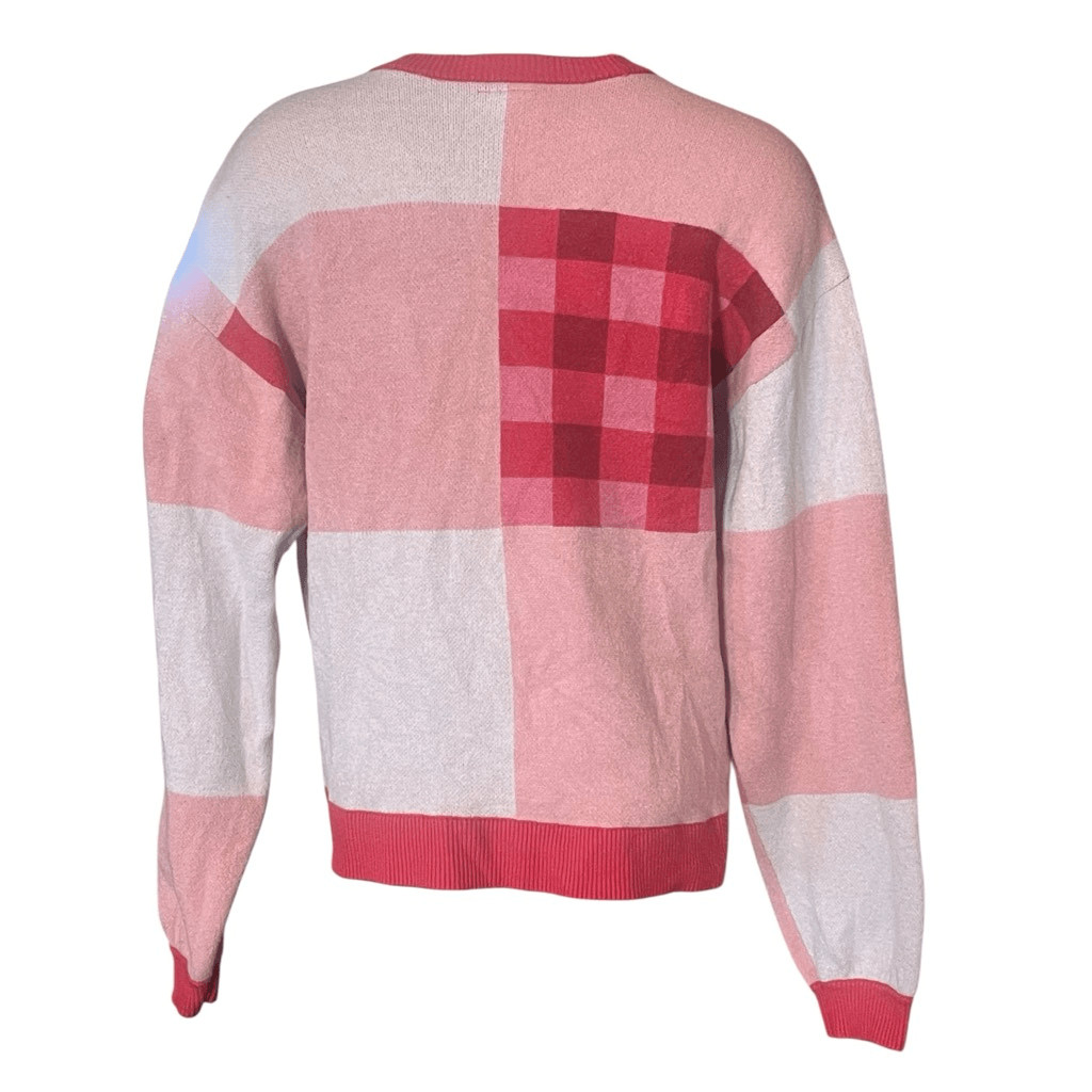 Strawberry Shortcake Button Down Patchwork Gingha… - image 4