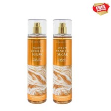 2-Pack Warm Vanilla Sugar Fine Fragrance Mist - 8oz Each for Daily Luxury