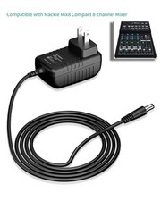 18V 1A AC-DC Adapter Charger for Mackie Mix8 Compact 8-channel Mixer Power Mains