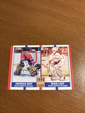 1990-91 Score Canadian Patrick Roy/Mike Liut Hockey Card #354 Mint FREE SHIPPING