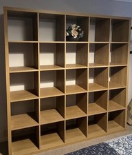 Ikea Kallax Unit 5x5 in oak colour discontinued in Ikea in   this colour last 1