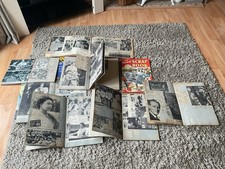  OLD VINTAGE ORIG 1940S NEWSPAPER  CLIPPINGS 1947 QUEEN ROYALTY  10 SCAPBOOKS