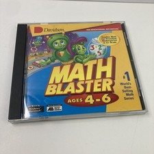 Davidson Math Blaster Ages 4-6 Grades PreK-1st CD-ROM WIN/MAC