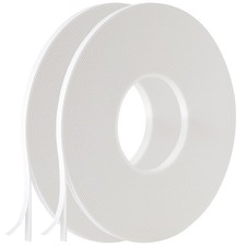 2 Roll of White Double Sided Foam Tape,PE Foam Tape  Sponge Soft Mounting