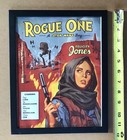 Alexey Kot Rogue One A Star Wars Story 1940's Poster Pulp Style 9"x12" Framed! — photo 3
