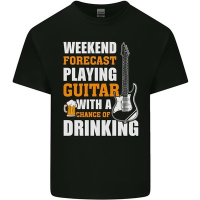 Gitarre Forecast Lustig Bier Alkohol Kinder T-shirt Kinder